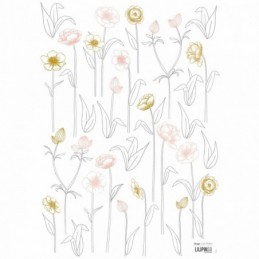 Stickers enfant Fleurs sur...