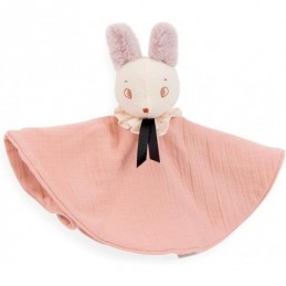 Doudou en mousseline Rose