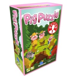 blue orange Pig Puzzle Jeux...