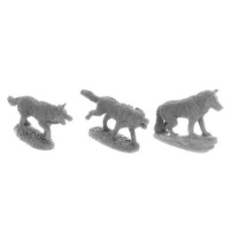 Reaper Miniatures 3 x Wolf...