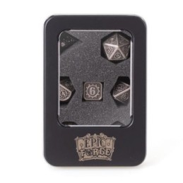 Lot 7 dés métal 14mm (Boite...