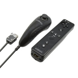 Manette sans fil noire pour...